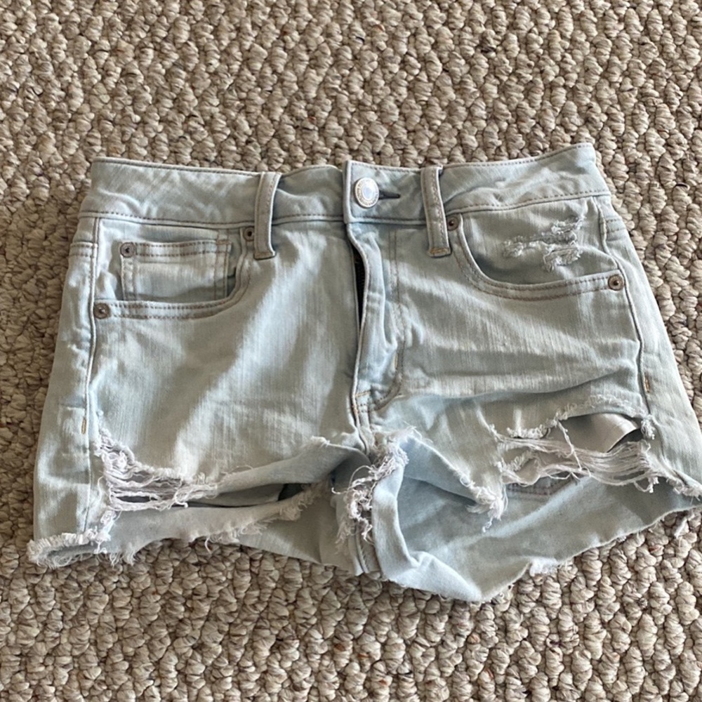 Light Blue Jean Shorts